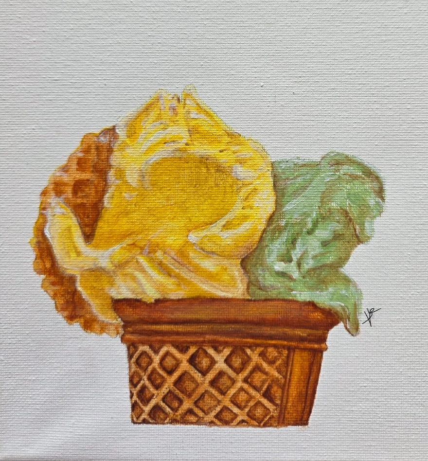 Ice cream Art Print (named: "Dolce Cielo")